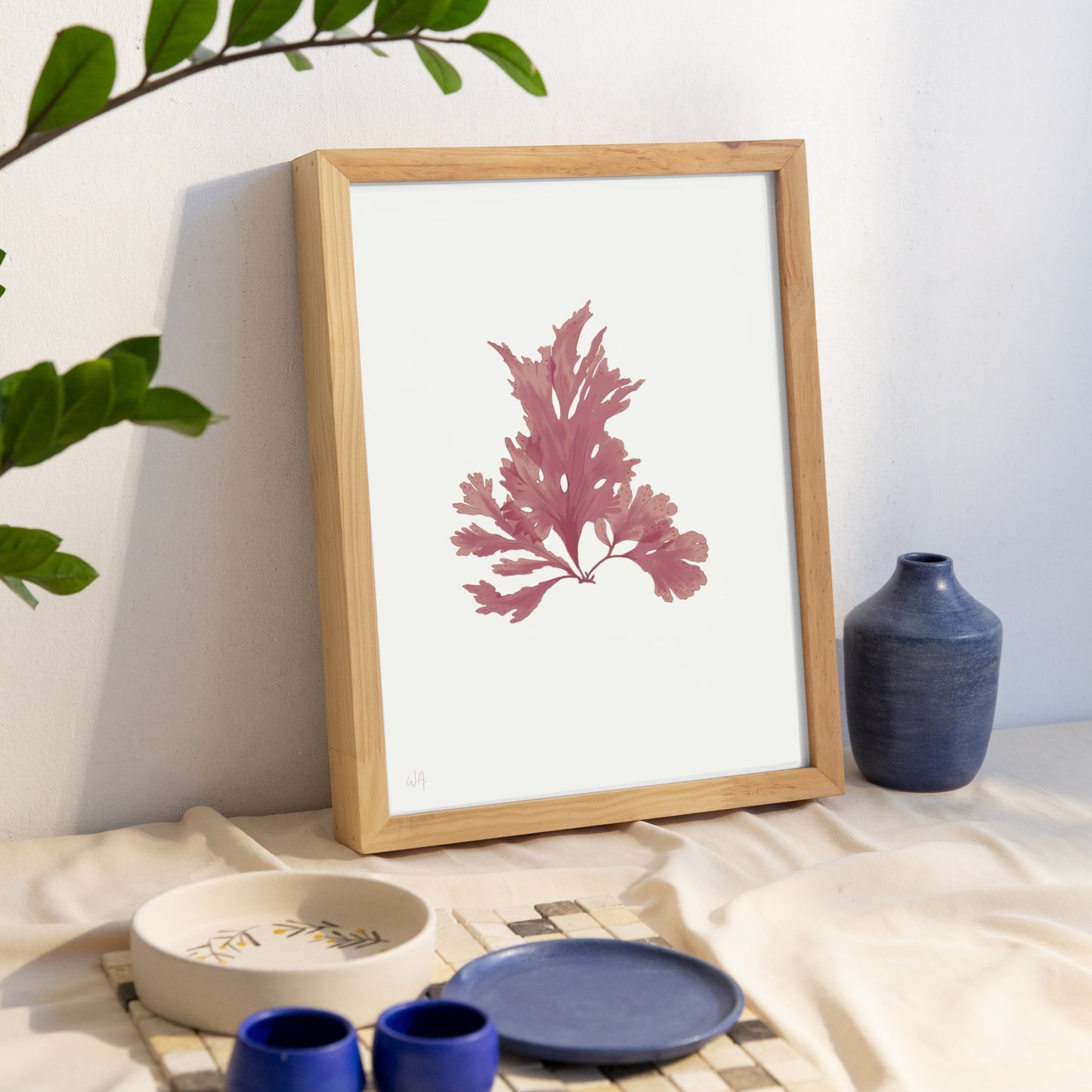 - Ocean Flora - Set of 4 gallery wall