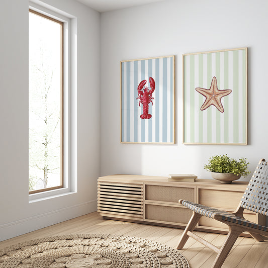- 'by the sea' - PRE-ORDER Choose any 2 of 3 prints