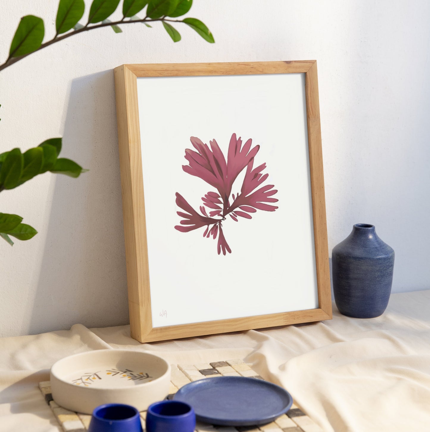 - Ocean Flora - Set of 4 gallery wall