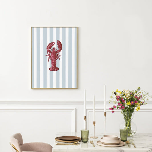 - 'by the sea' Lobster print - PRE-ORDER