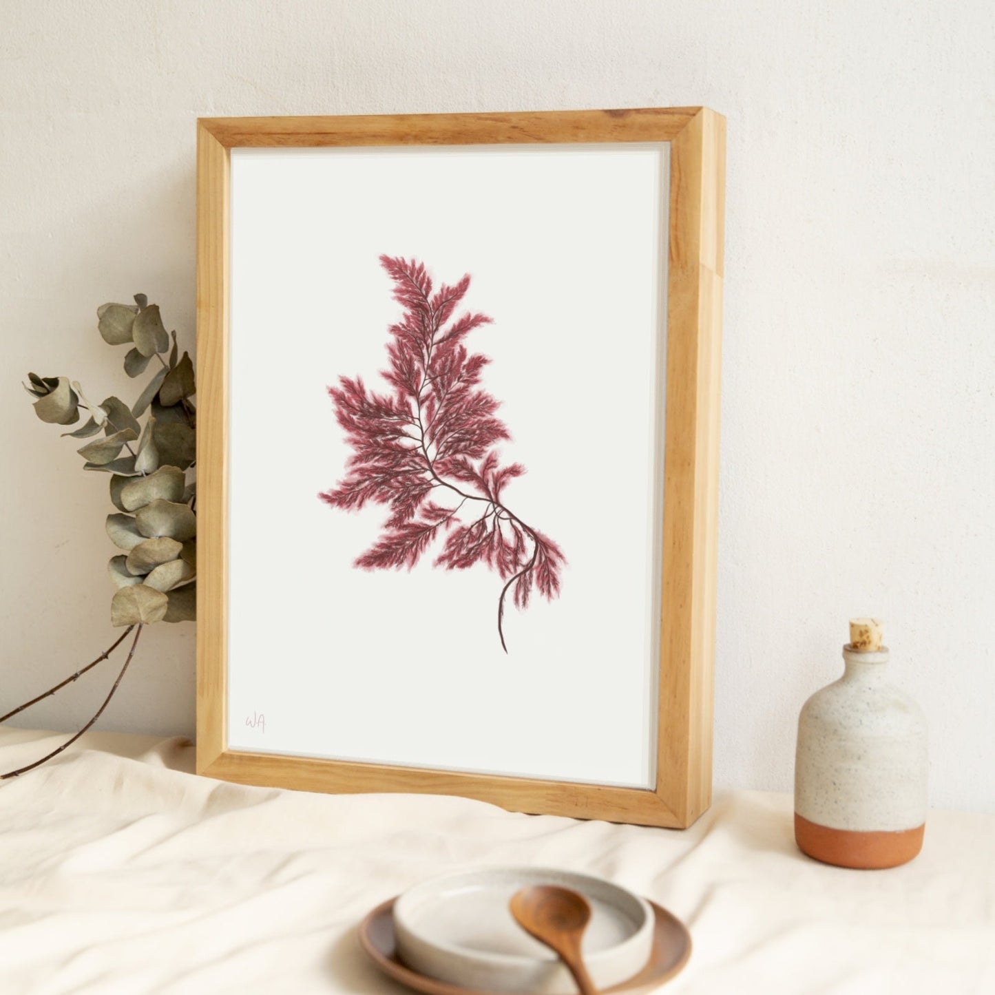 - Ocean Flora - Set of 4 gallery wall
