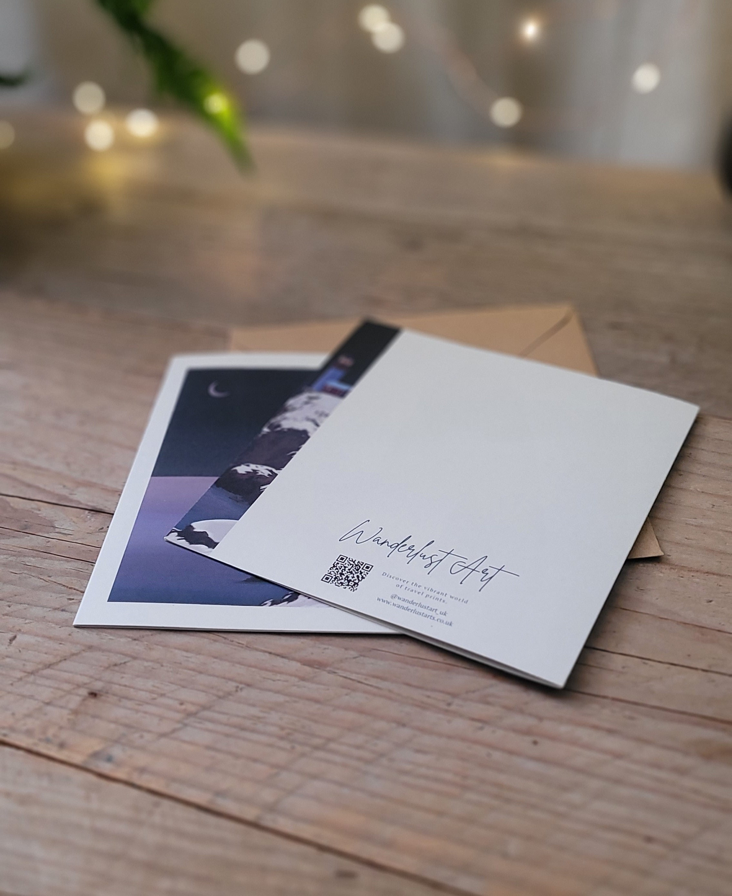 Winter by the water - Greetings card pack of 2