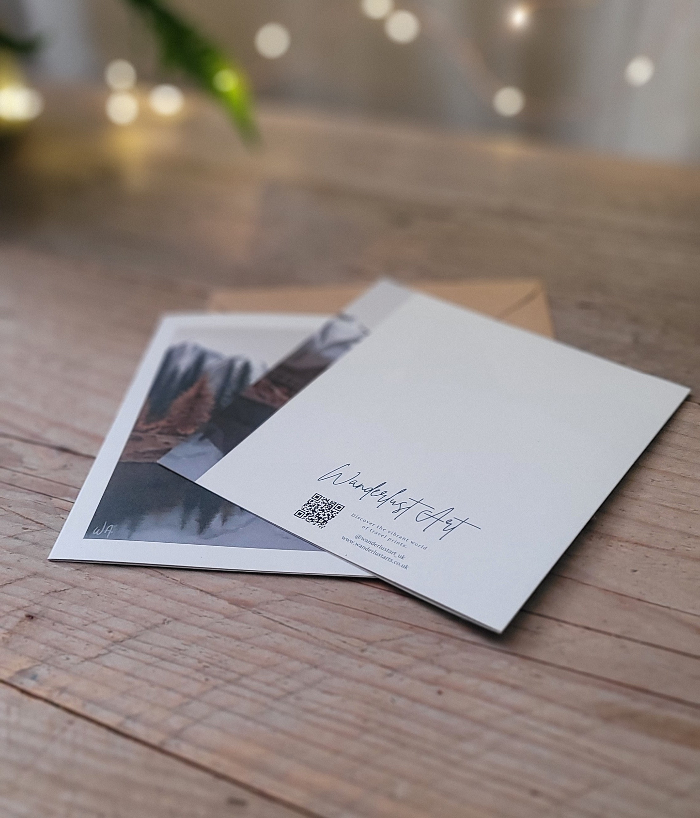 Winter by the water - Greetings card pack of 2